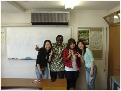 日本留學心得 四人合照