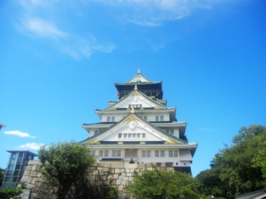 日本留遊學  大阪城公園